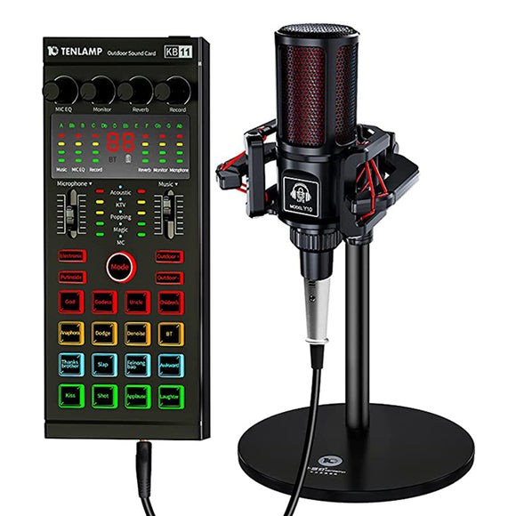 Sound card and microphone