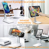 Cell Phone Stand, tenlamp Angle Height Adjustable Cell Phone Holder , Fully Foldable Cellphone Stand for Desk