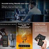 tenlamp Podcast Equipment Bundle, Studio Recording Condenser Microphone & Live Sound Card, USB Audio DJ Mixer Voice Changer Audio Interface Sound Board for Streaming Gaming Singing PC Tiktok YouTube